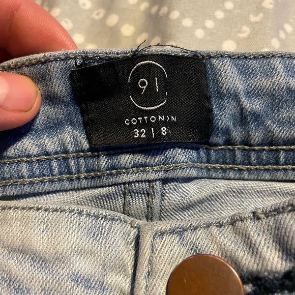 Slim denim joggers - Picture 4 of 4